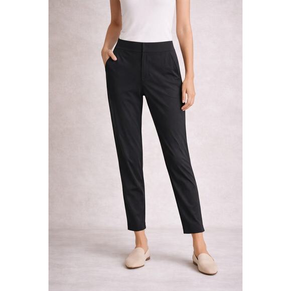 peace & pearls Pants - Black Ankle Tapered Pants Small Stretchy Lightweight Career Pockets NWT